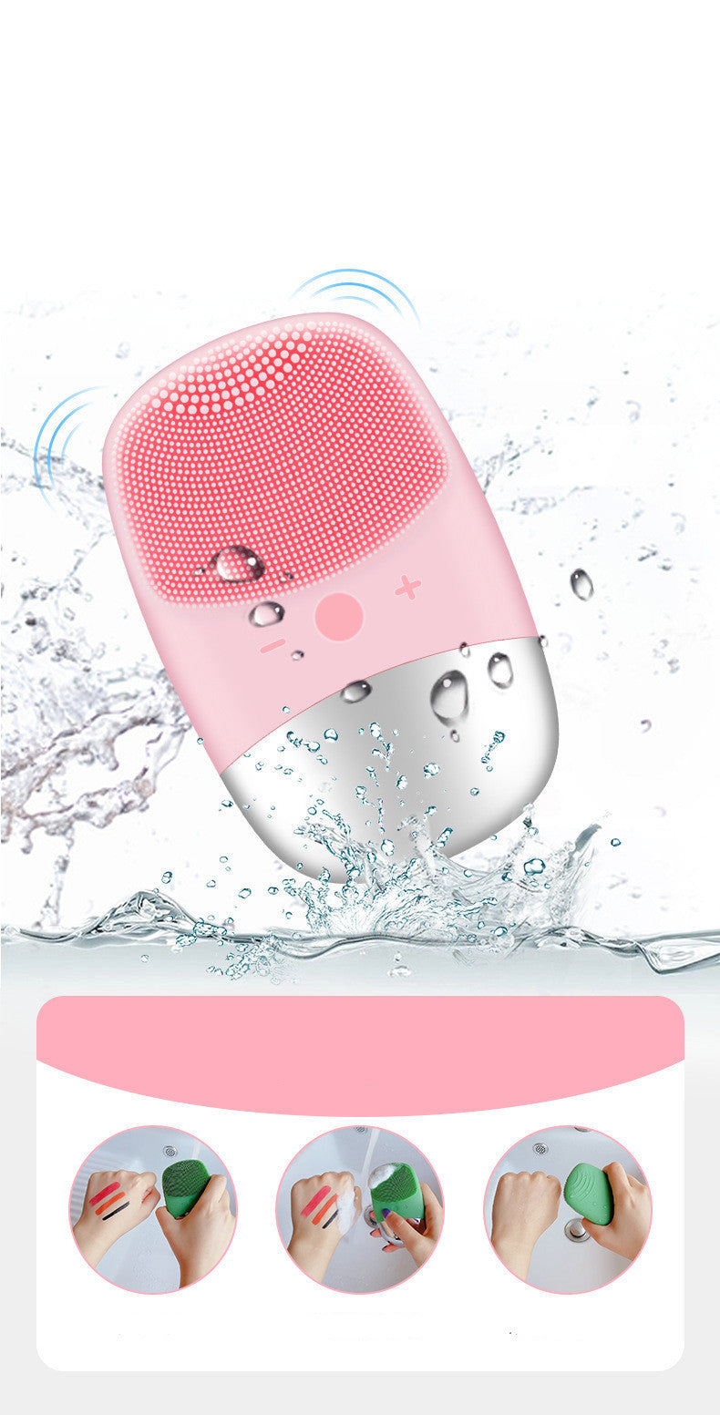 Sonic Mini Silicone Facial Cleansing Brush-3